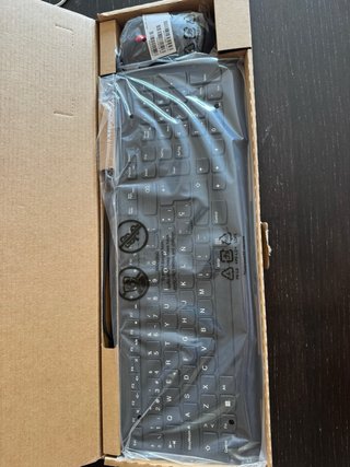 Combo Teclado y Mouse Lenovo Cableado