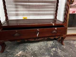 Estantería de madera con cajón Antigüedad china