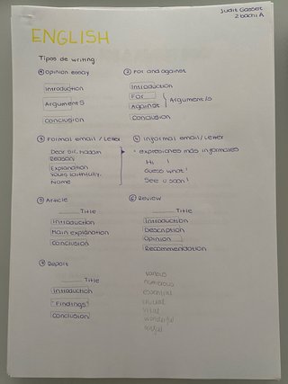 Apuntes 2o Bachillerato tecnológico