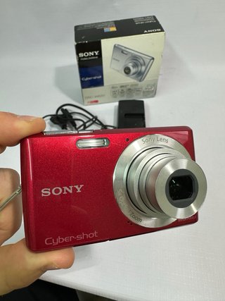 Sony Cyber-shot DSC-W620 Fotocamera Rossa digitale