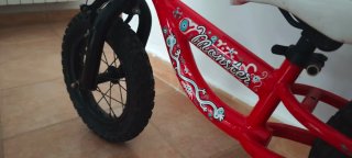 Bici infantil 12 pulgadas roja