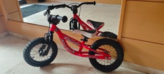 Bici infantil 12 pulgadas roja