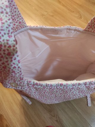 Bolso para carrito de bebé floral