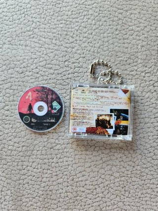 Resident Evil 4 Gamecube mini cd nfc keychain