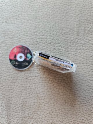 Resident Evil 4 Gamecube mini cd nfc keychain