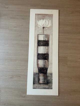 2 Cuadros Diseño Flor Marco Negro + lamina regalo