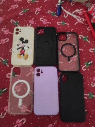 Lote 6 fundas iPhone 11