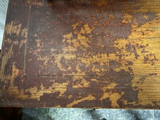 Mesa de madera estilo oriental