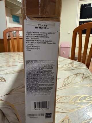 Portátil HP Negro/Plateado