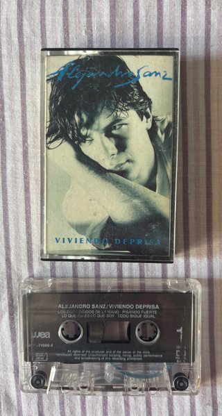 Casete Alejandro Sanz - Viviendo Deprisa
