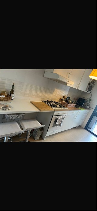 Cocina modular blanca