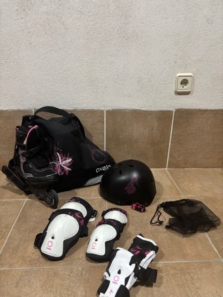 Patines Oxelo Talla 40 + Complementos