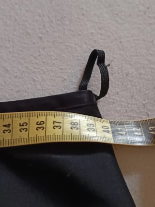 Gonna tubino Luisa Spagnoli in seta nera