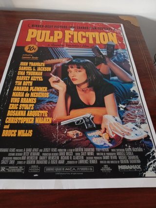 Cartel Cine Pulp Fiction Tarantino