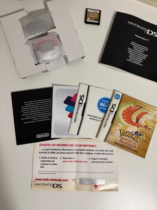 BOX Pokemon Oro Heart Gold ITA + Pokewalker