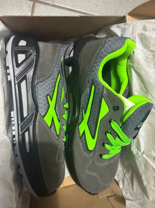 Scarpe antinfortunistiche U-Power grigie verdi