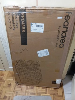 Jaula para perros negra