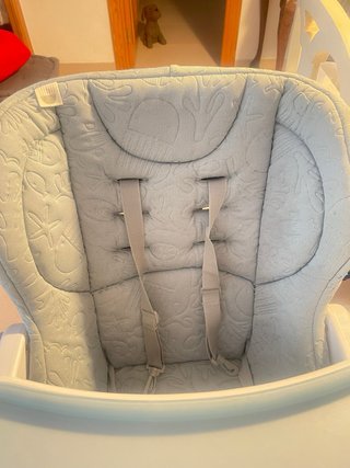 Trona para bebé con funda marina