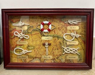 Set 3 Quadri Vintage Treno, Mappa Nodi, Kosova