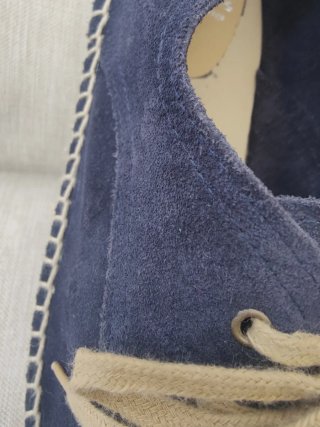 Alpargatas niño serraje azul talla 37