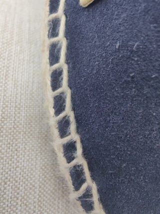 Alpargatas niño serraje azul talla 37