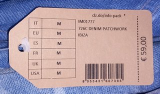 Costume intero Calzedonia effetto denim