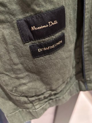 Chaqueta de lino para caballero