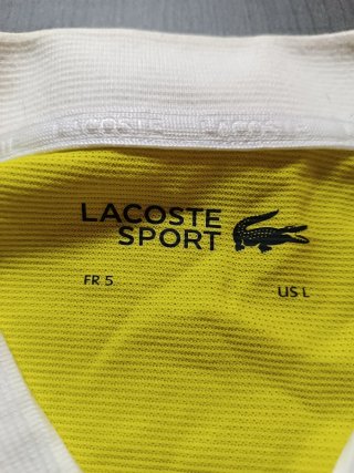 Polo Lacoste Sport Bianco Taglia L
