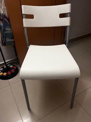 4 Sedie da Pranzo Bianche