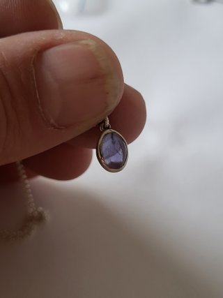 Colgante Tanzanita Natural Plata 925