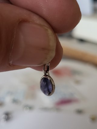 Colgante Tanzanita Natural Plata 925
