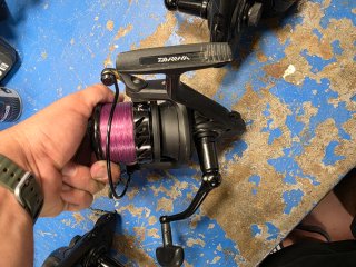 Carretes de pesca Daiwa black widow 25a (3 unidade