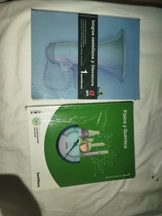 Física y química 1 Bachillerato y lengua castellan