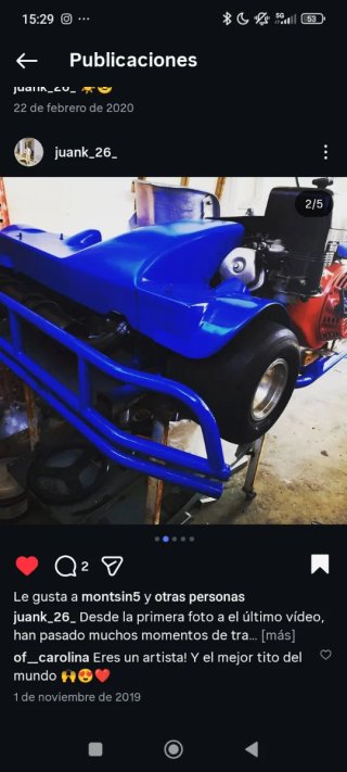 Kart Pargana 370 4t Azul