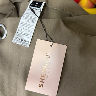 Talla M - Pantalón sastre fluido de corte ancho