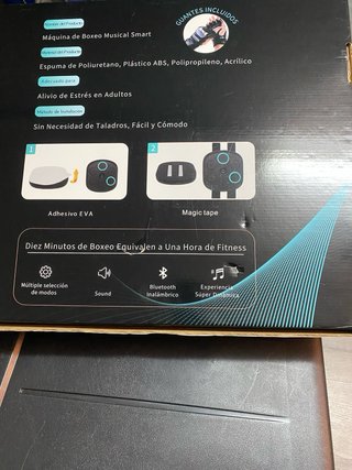 Máquina de Boxeo Musical Bluetooth RGB