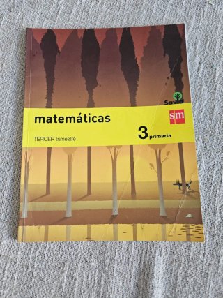 Matemáticas, 3 Primaria Savia
