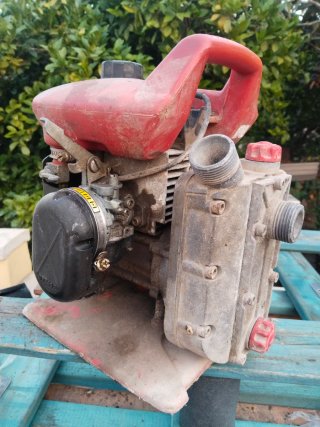 Motobomba para sacar agua