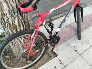 Bicicleta Montaña 26 Roja