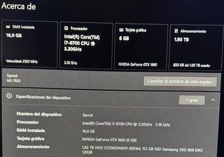 Ordenador CM Storm Negro (sin HDD)
