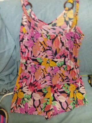 Mono corto estampado floral Talla S