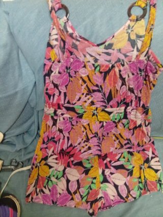Mono corto estampado floral Talla S