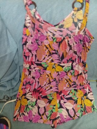 Mono corto estampado floral Talla S