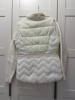 Chaleco Desigual Blanco Roto Talla M
