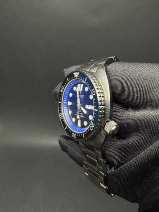 Reloj Seiko Automático Azul y Plateado