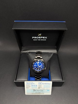 Reloj Seiko Automático Azul y Plateado