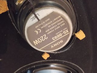 Etapa y altavoces Kenwood y Sony