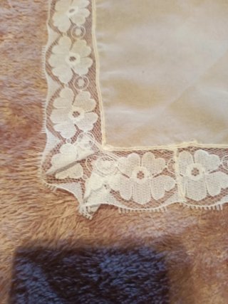 Pañuelo Comunión Blanco con Encaje