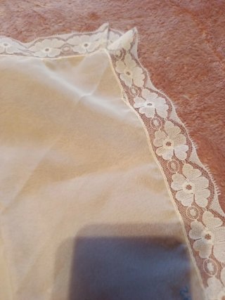 Pañuelo Comunión Blanco con Encaje