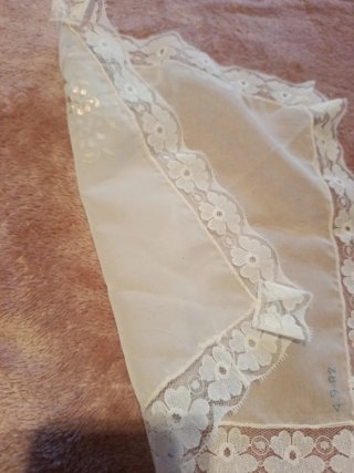 Pañuelo Comunión Blanco con Encaje